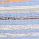 Tapis Kilim à rayures bleu clair 4x6, 117x177 cm