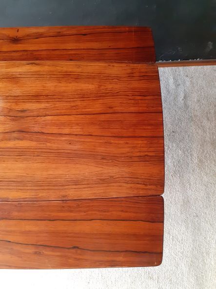 Danish adjustable coffee table by Niels Bach for A/S Mobler