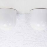 Pair of ceiling lamps Hamolite 1930