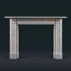 Georgian Carrara Marble Fluted Fireplace Surround