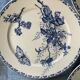 Lot of 7 plates, motiv flower and butterfly