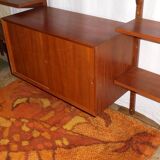 Danish modular library furniture by Poul Cadovius from the 60s