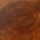 Vintage brutalist solid wood coffee table, 1960s