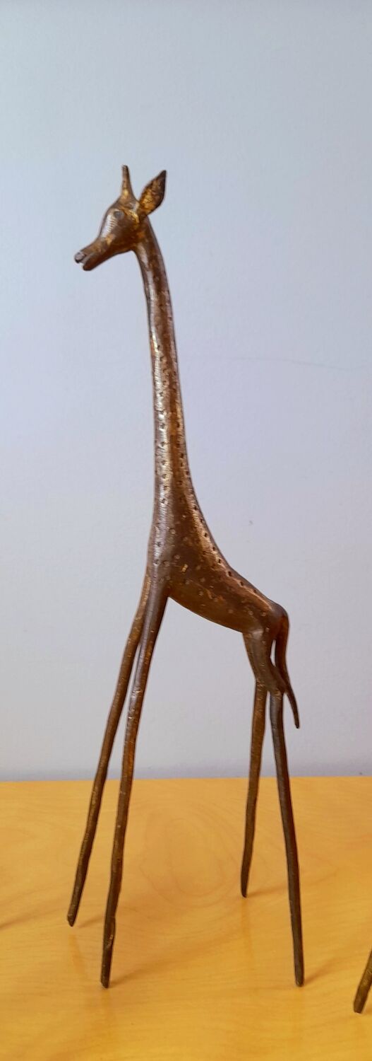 African animals in bronze 1970