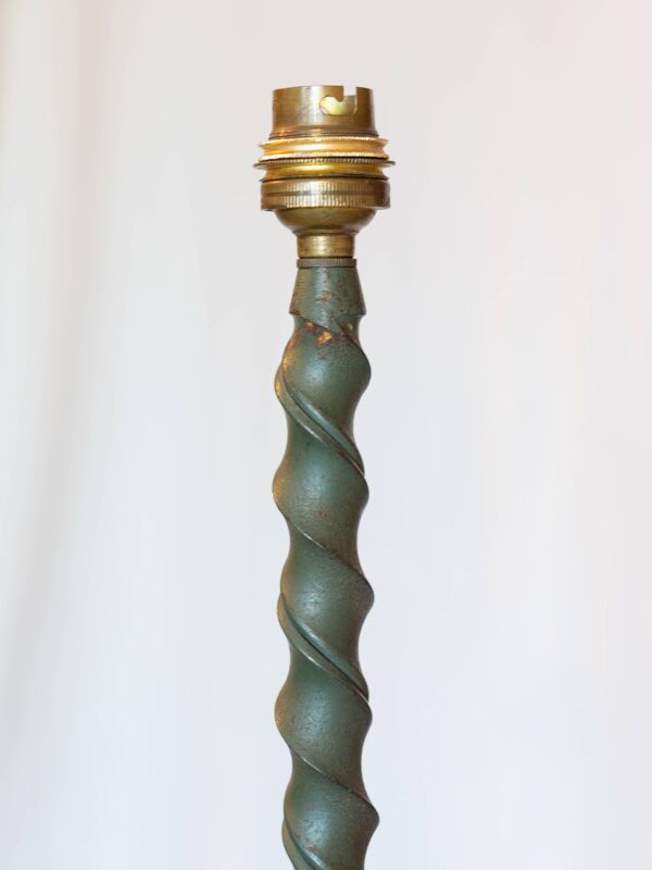 Pied de lampadaire en fer forgé, années 1950