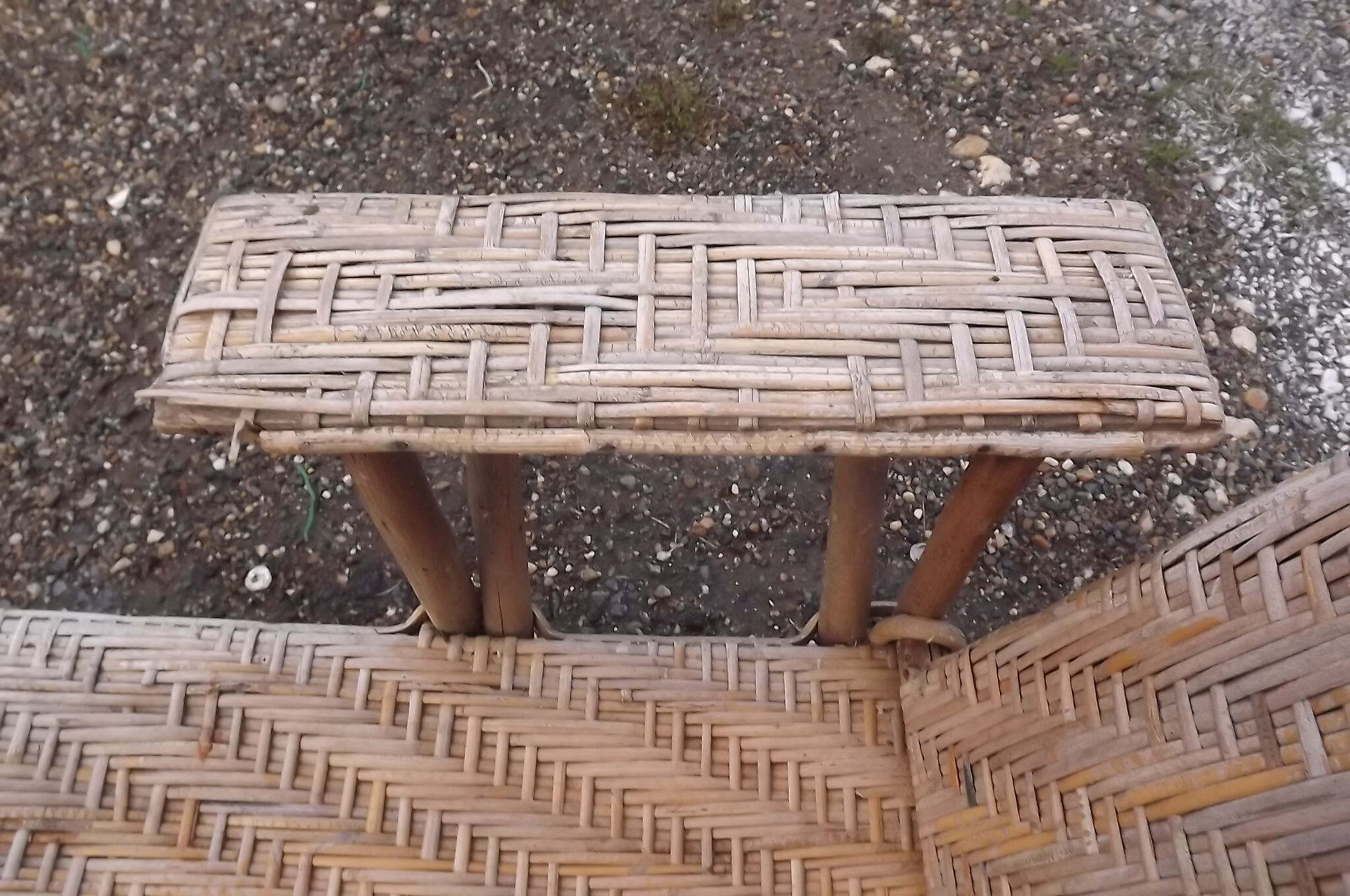 Chair Lounger Wicker of the 1960s
