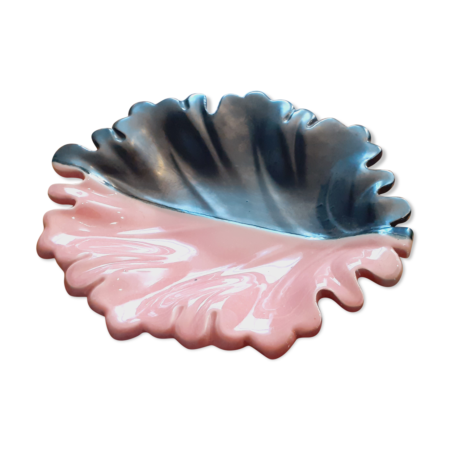 Vide poche vintage année 50 en céramique de Vallauris