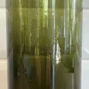 Glass vase bottle