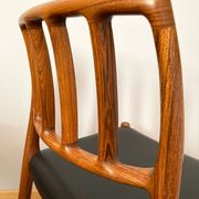 Vintage chair, Danish rosewood 1974, Model 83, by Niels Moller