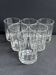 6 Baccarat whiskey tumblers – ½ strong crystal - Art Nouveau