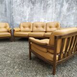 Scandinavian leather lounge