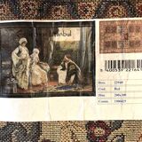 Wool carpets, cloisonné decorations of birds and gardens, mechanical weaving. New condition.