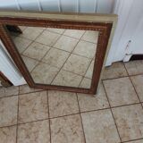 Louis XVI-style wooden mirror  50x60cm
