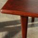 Table basse palissandre et teck massif