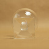 Lot 4 glasses with crystal foot Lalique Argos art deco 1930