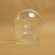 Lot 4 glasses with crystal foot Lalique Argos art deco 1930