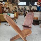 Pair of African palaver chairs