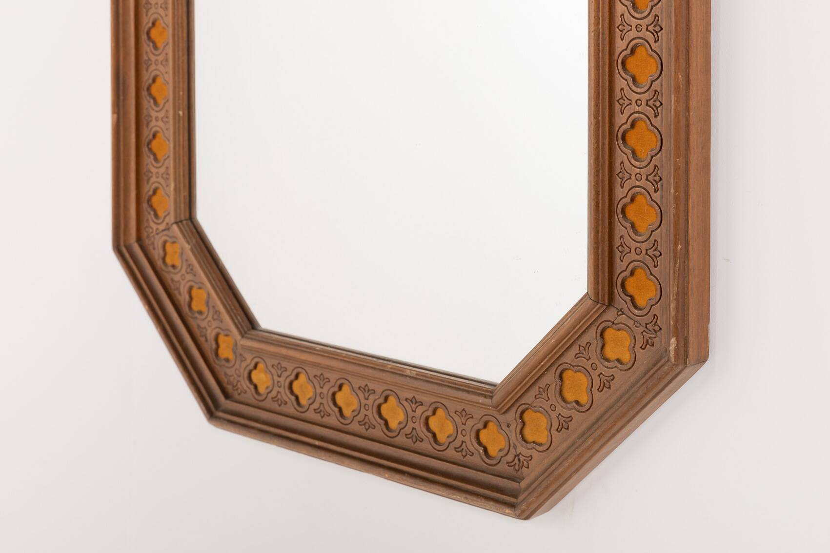 Mid-Century Octagonal Mirror, 1950’s Italy