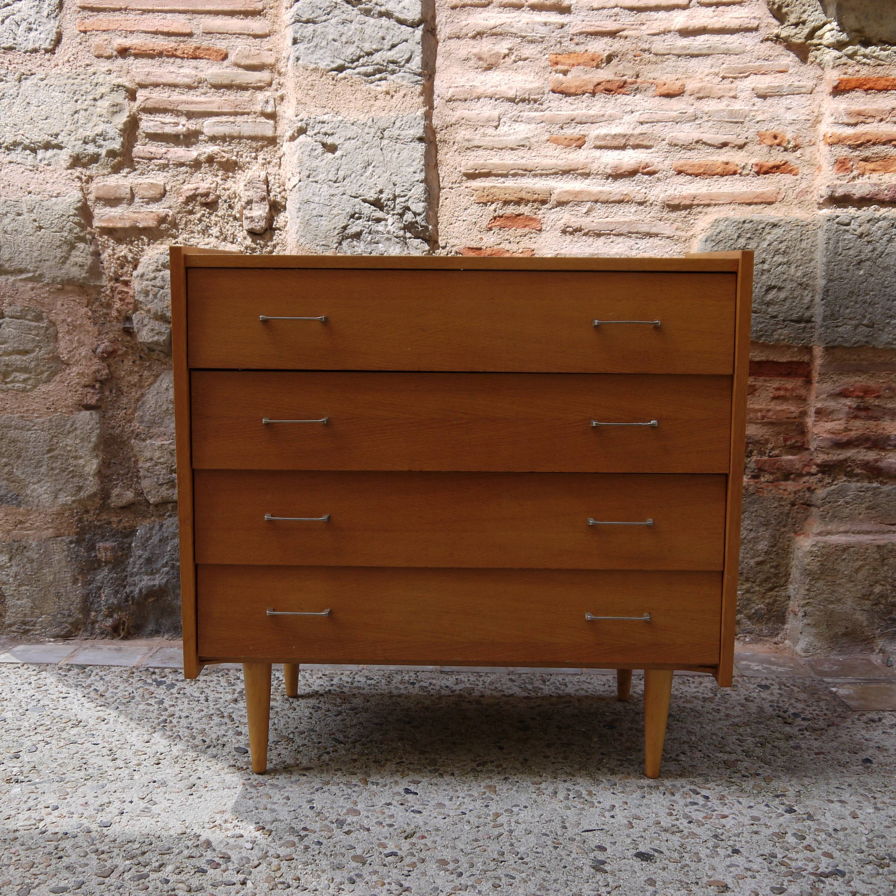 Commode 4 tiroirs 1950