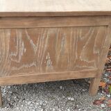 Administrative office 6 drawers 2 shelves old raw wood