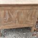 Administrative office 6 drawers 2 shelves old raw wood