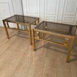 Pair of side table Hollywood Regency, 1970