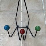 3 ball wall coat rack