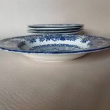 4 Lunéville "English Style" soup plates
