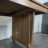 Oak desk in Art Deco style.