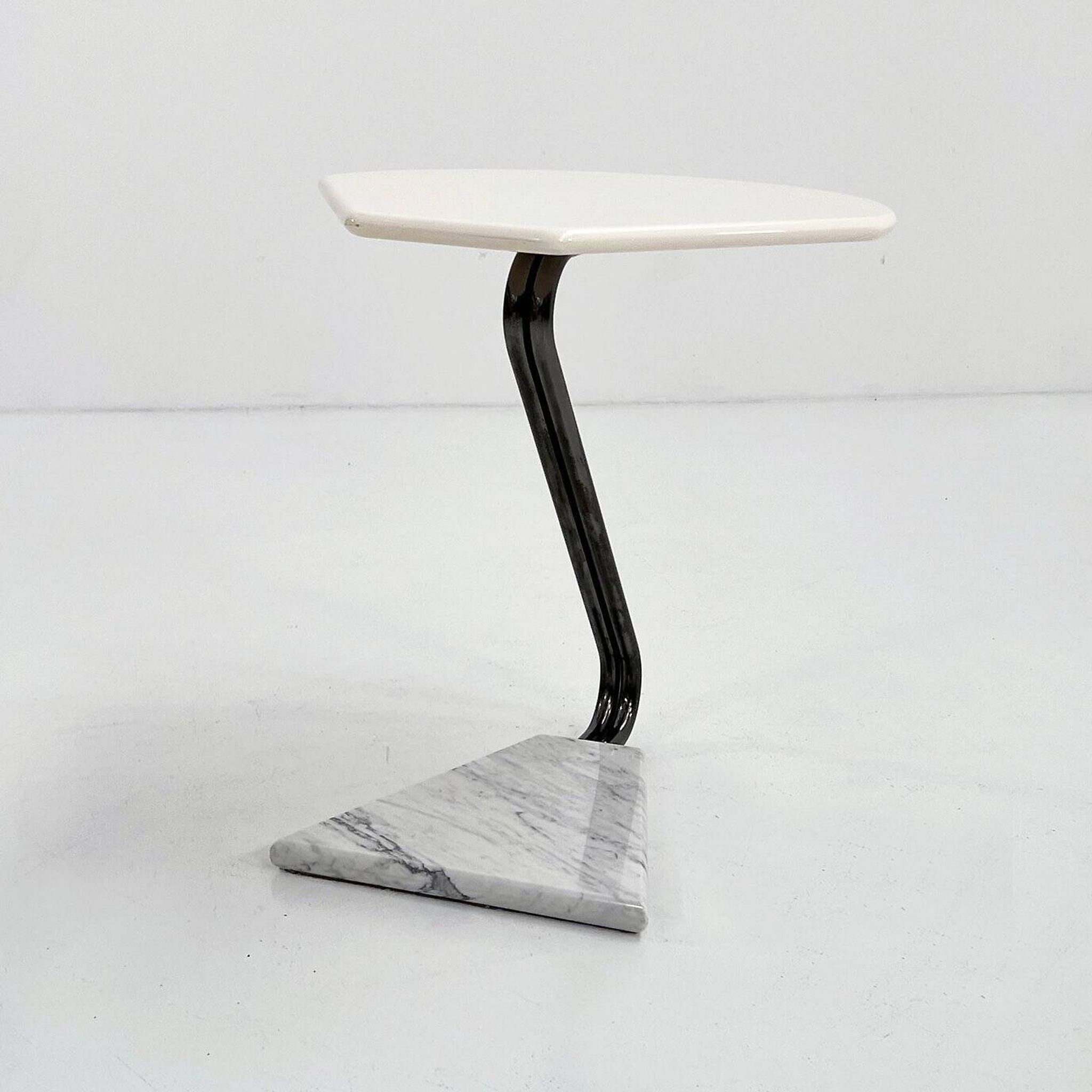 Side table with marble base La Palma, 1980