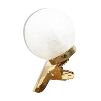 Vintage globe clip lamp