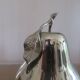 “Pear” sugar bowl in silver metal from the 70s