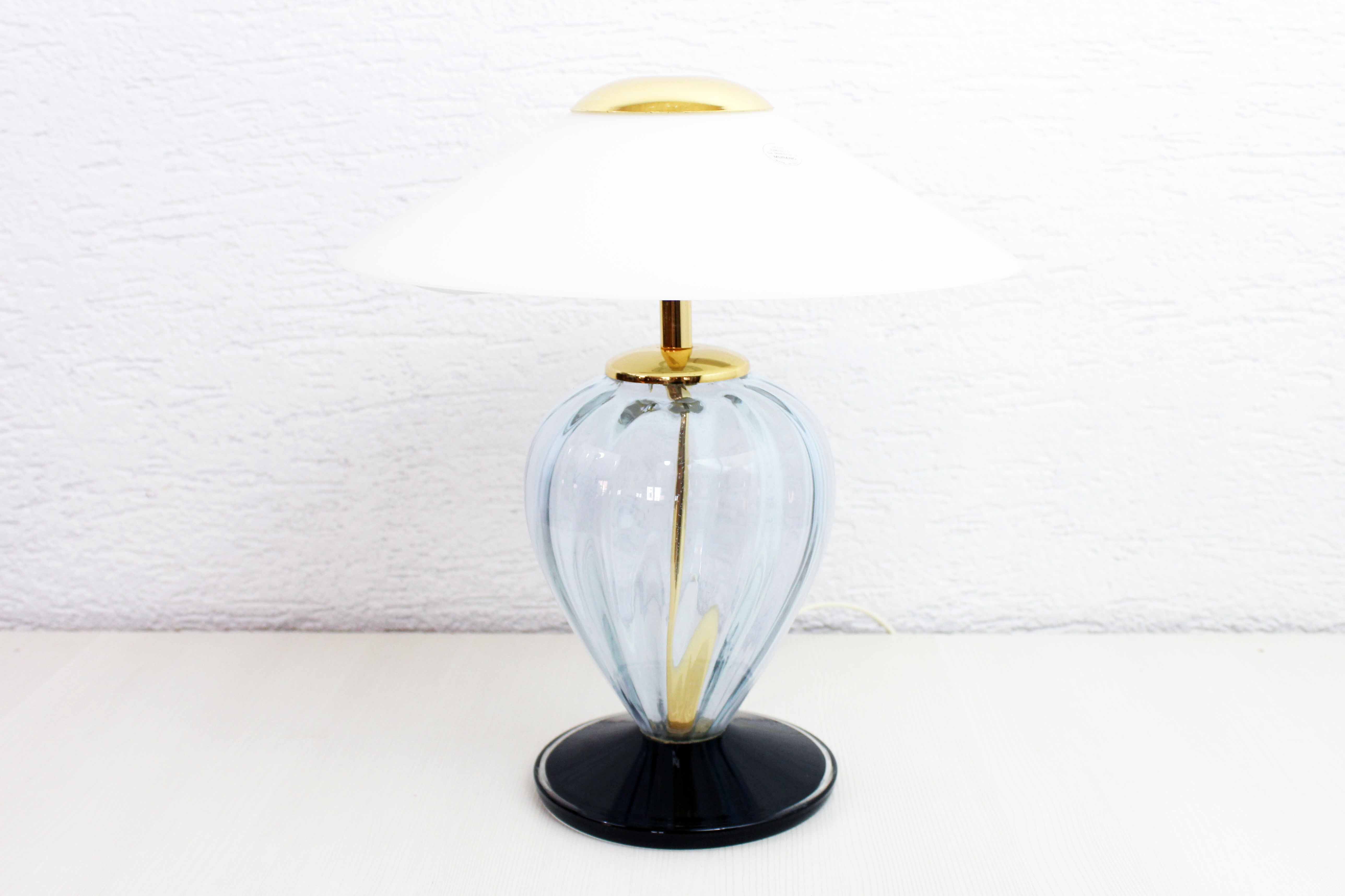 Table lamp in Murano glass