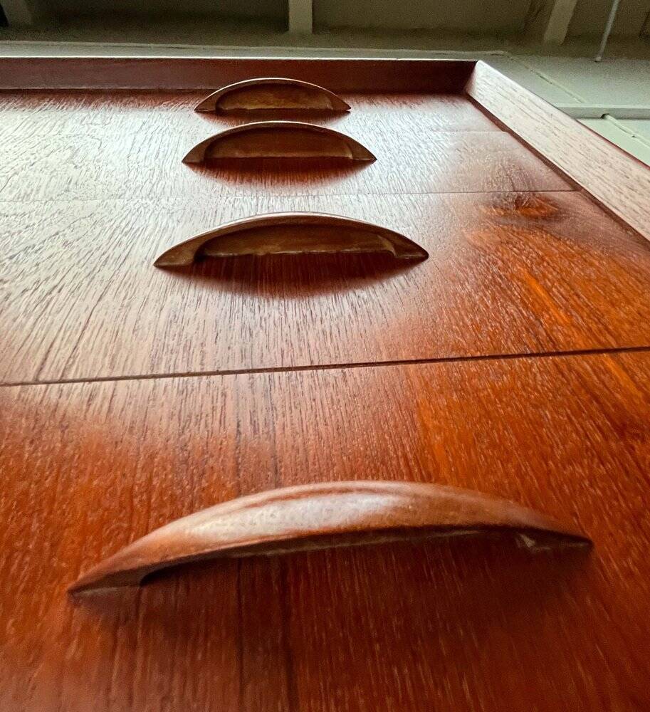 Danish commode model 314 in teak by Johannes Sorth for Nexø Møbelfabrik, 1960s.