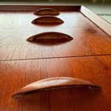 Danish commode model 314 in teak by Johannes Sorth for Nexø Møbelfabrik, 1960s.