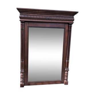 140 x 104cm wooden mirror