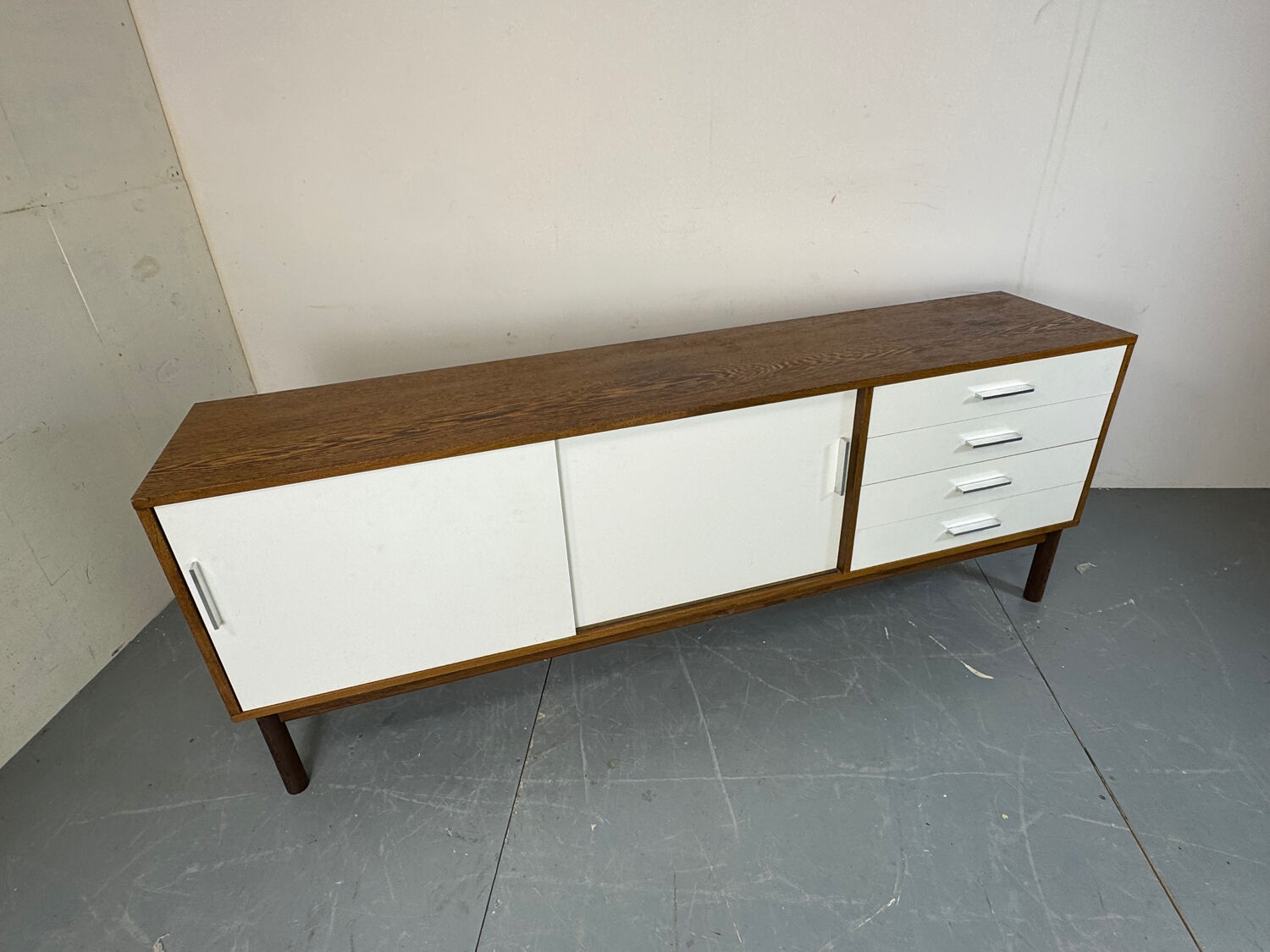 MCM sleek Martin Visser Wenge and Formica Credenza Sideboard, 1970s