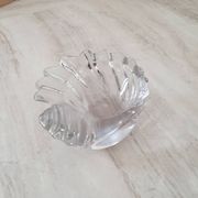 Shell-shaped glass pocket tray
