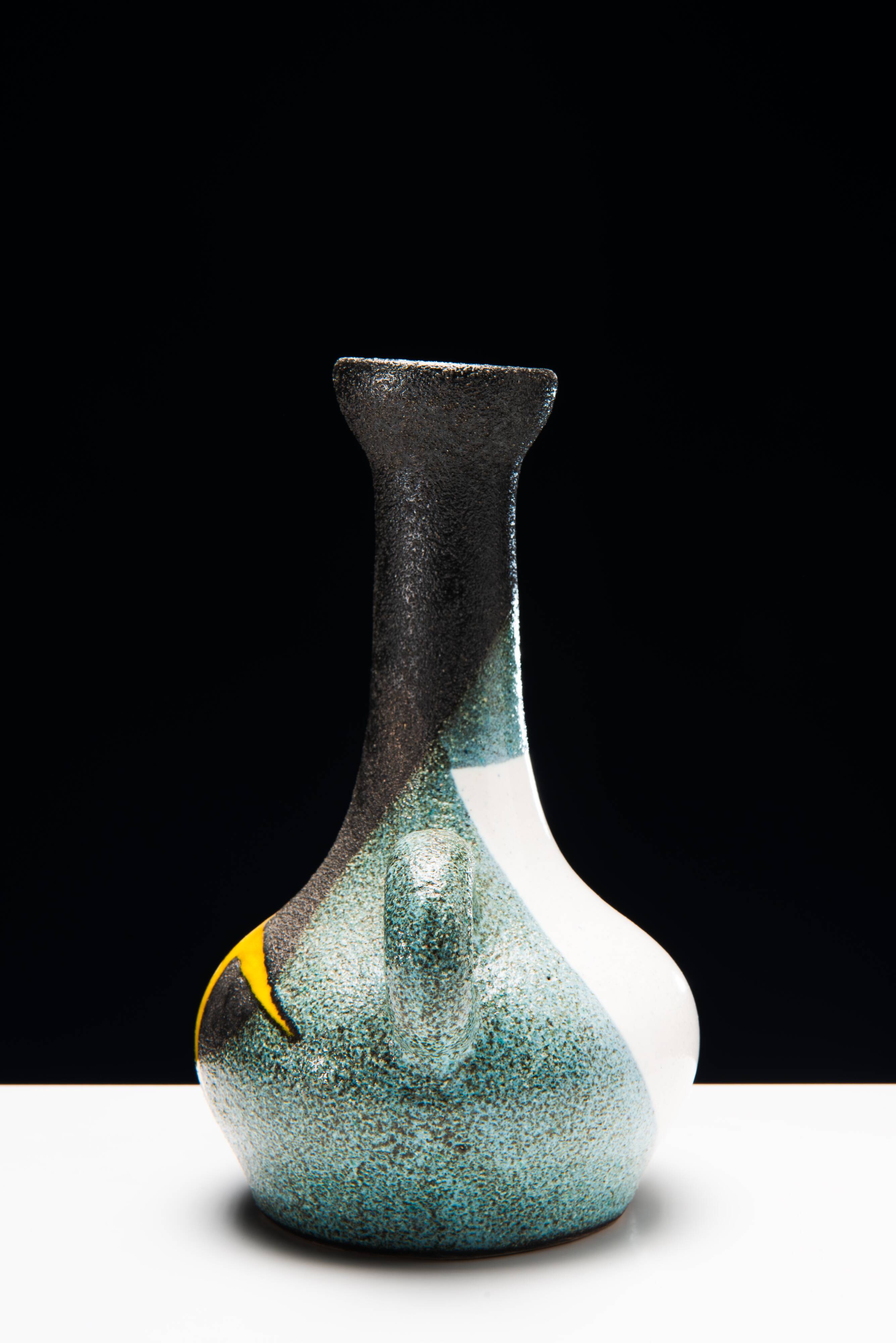 Ceramic Vase - 1950's- France - Gilbert Valentin & Les Archanges