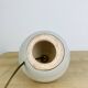 Vintage stoneware ball lamp, ceramic from the 70s