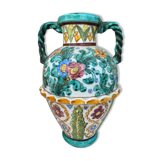 Vase céramique vintage Monaco Cerart 1960