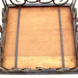 Art Deco console wood and metal