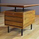 Vintage 1970 corner office