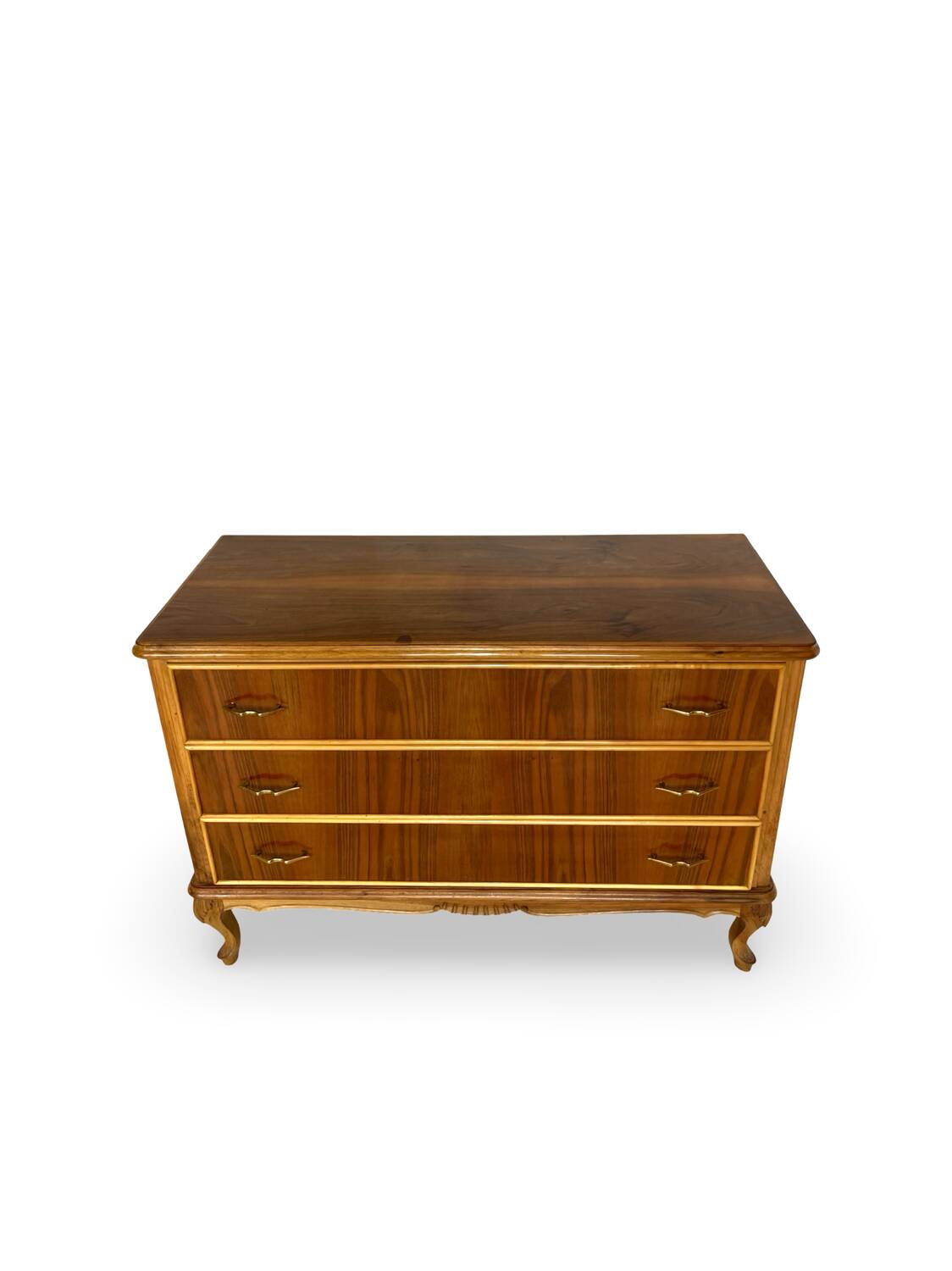 Commode italienne en noyer du milieu du siècle, années 1960.
