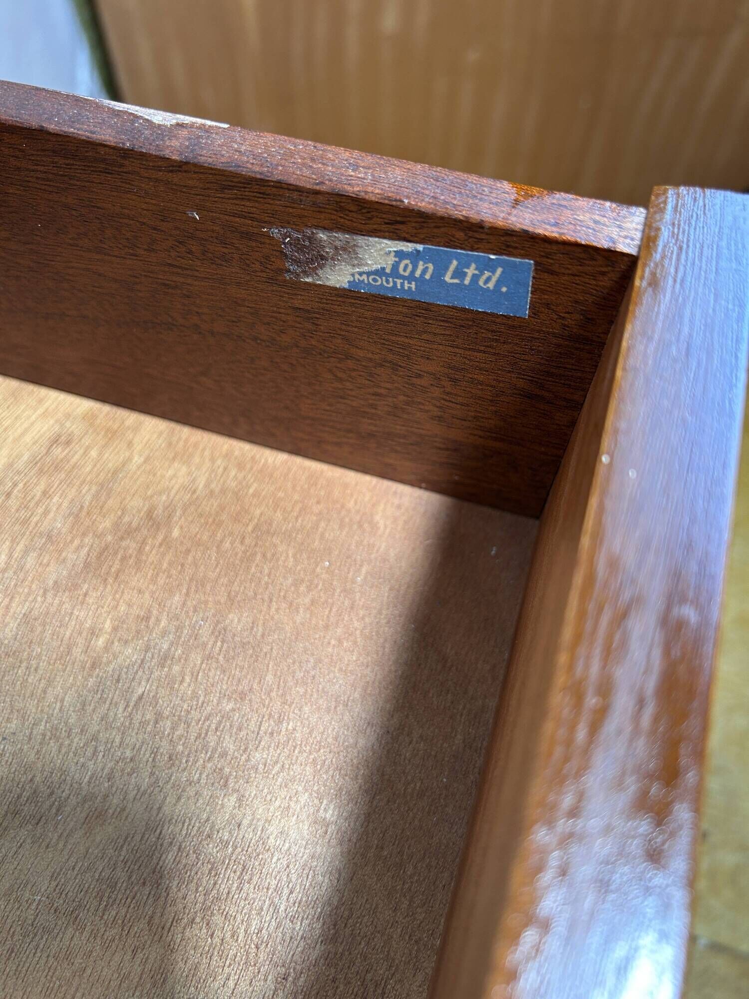 Mid-Century Retro Vintage Teak Desk by White & Newton (1960s)