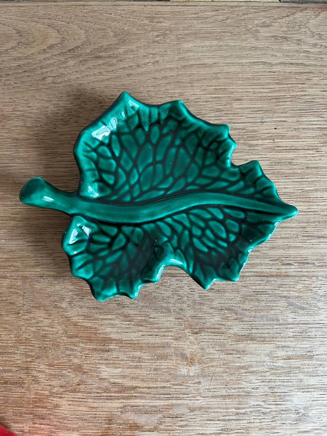 Barbotine set Salt shaker pepper shaker mustard pot