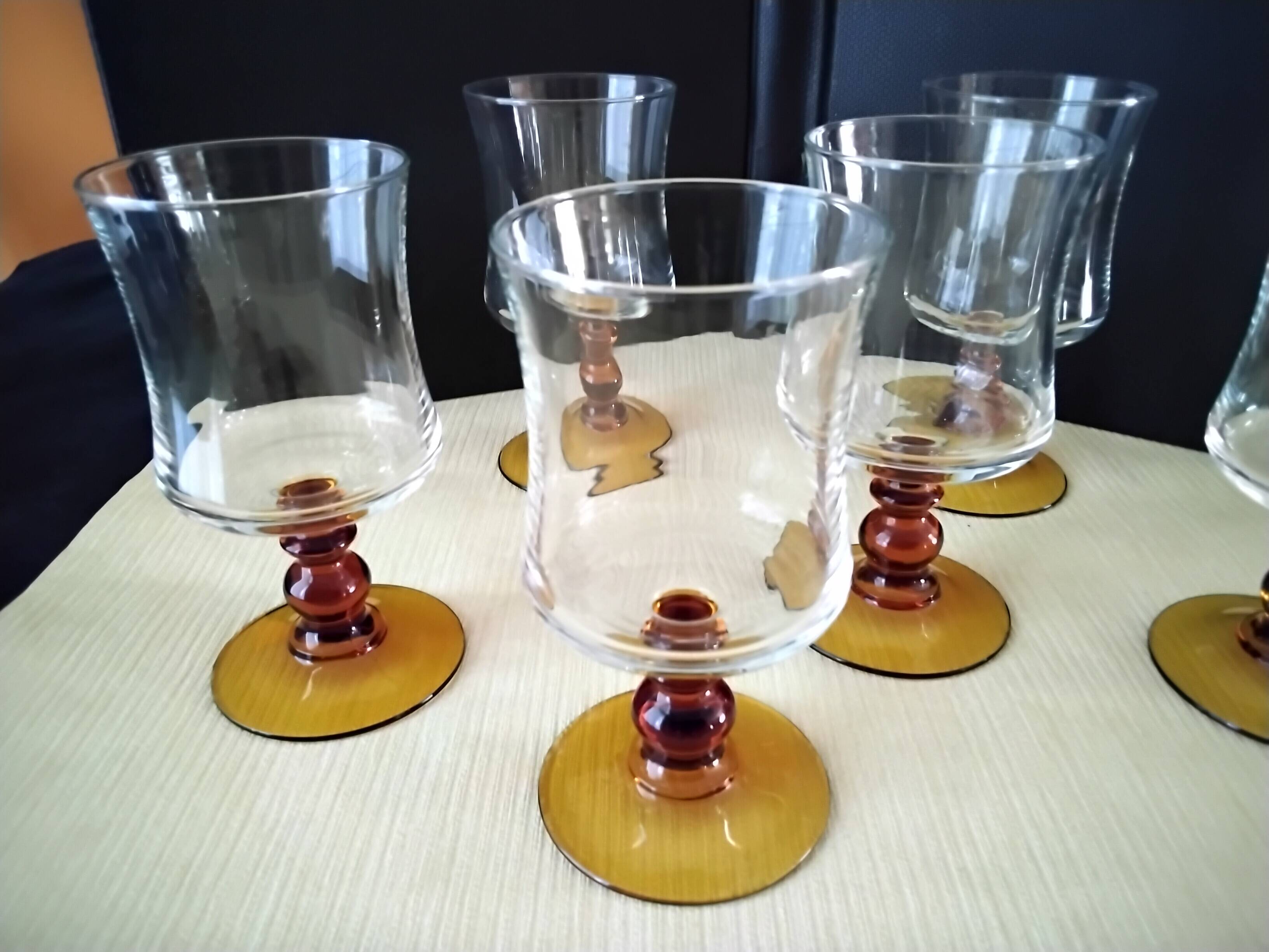 6 Verres à eau ou grands verres à vin Luminarc  Années 70