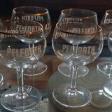 Set of 7 Pelforth beer glasses