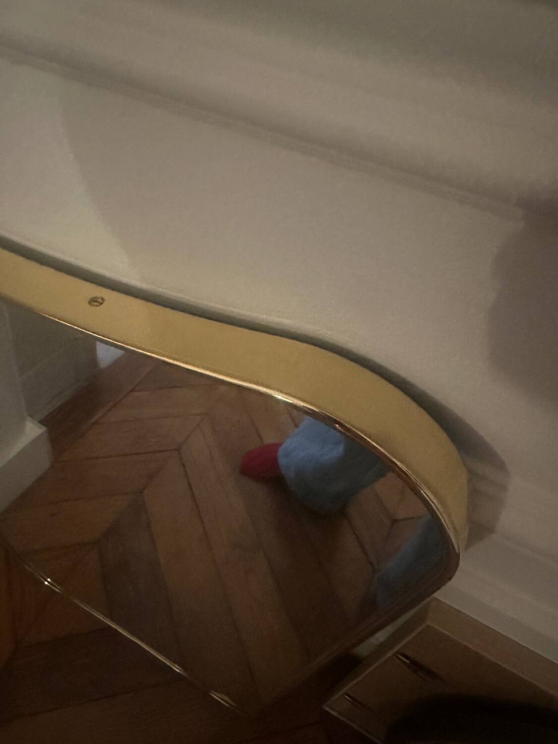 Gio Ponti Mirror 54 x 80 cm Polished Brass Gubi edition