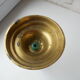 Bougeoir ancien laiton poussoir